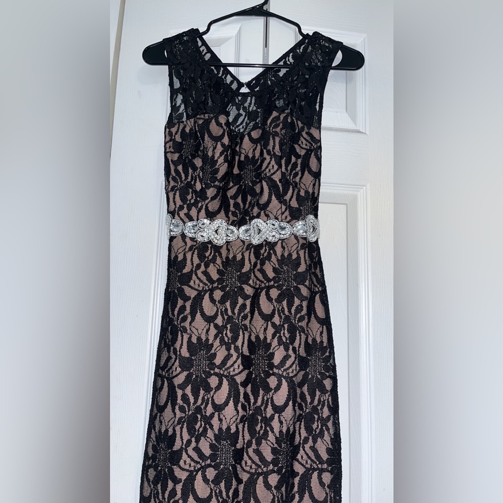 City Triangles long lace dress